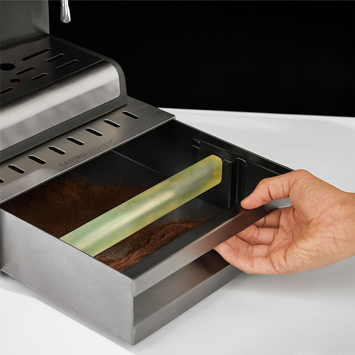 Cassetto battifondi per caffè - acciaio inox | Gastrokitchen