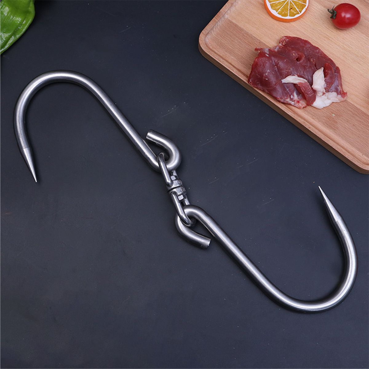 Gancio per affumicatura con punta - girevole - 45 kg | Gastrokitchen