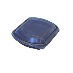 Vaschetta menu (PP) con coperchio - non divisa - 205 x 240 x 50 mm [200 pz]