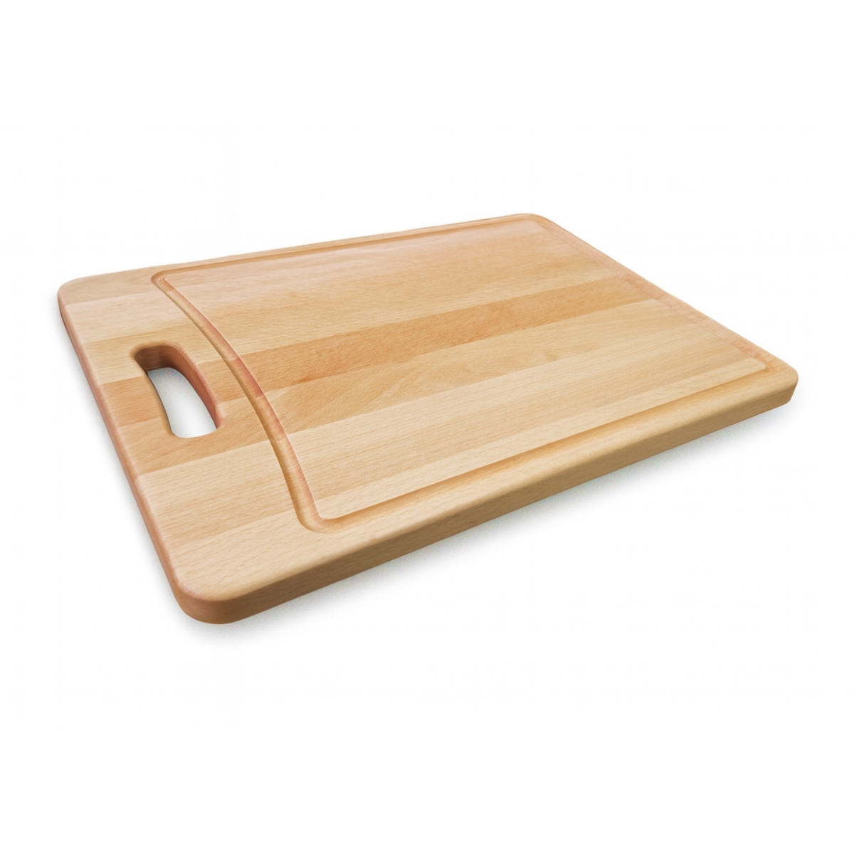 Tagliere 40 × 30 × 2 cm - con scanalatura e impugnatura | Gastrokitchen