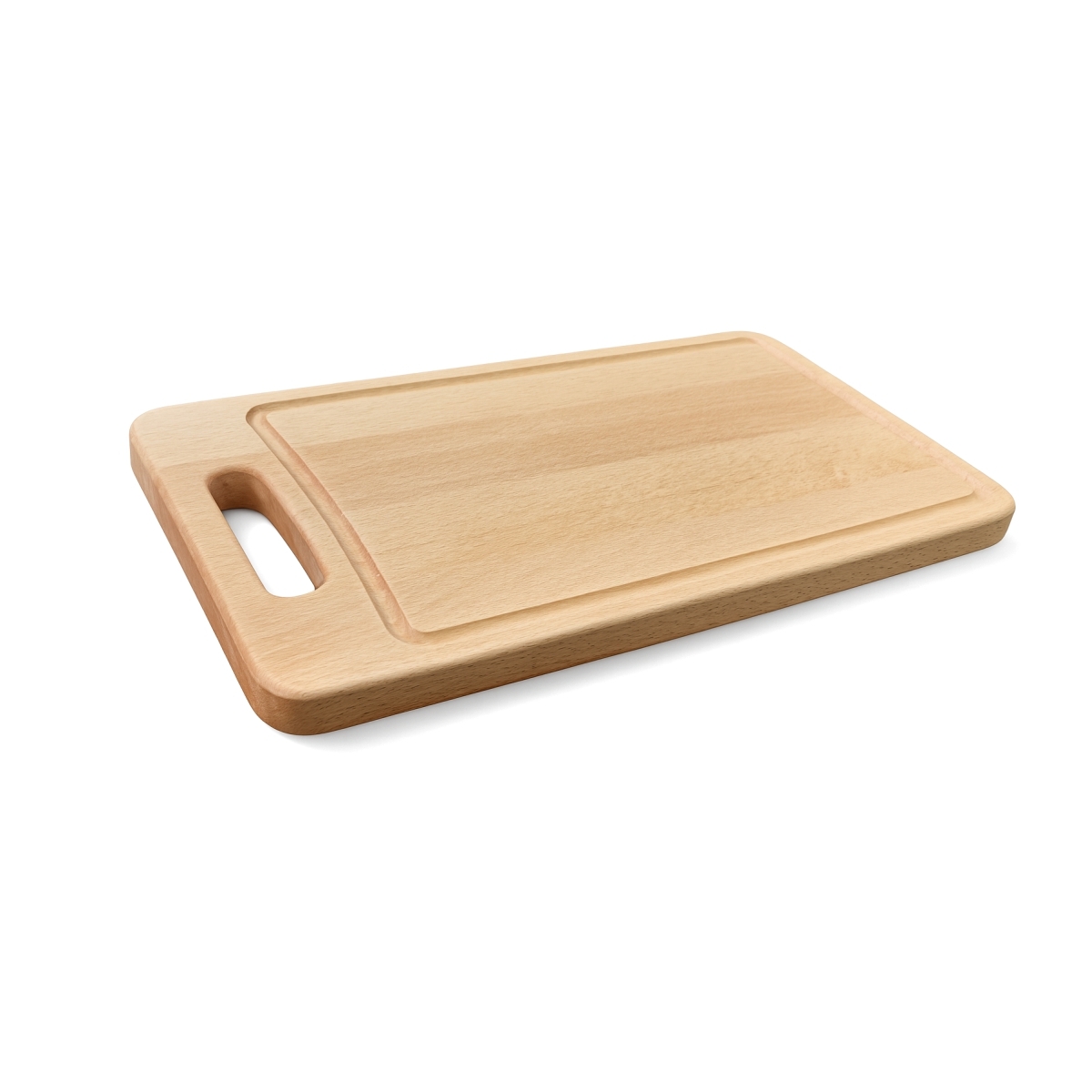 Tagliere - 35 × 20 × 2 cm - con scanalatura e impugnatura | Gastrokitchen