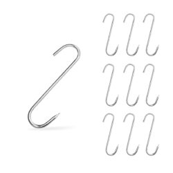 Ganci per affumicatura con punta da 12 cm | set da 10 pezzi