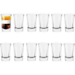 Bicchieri in vetro per liquore/distillati - 30 ml - set da 12 pezzi