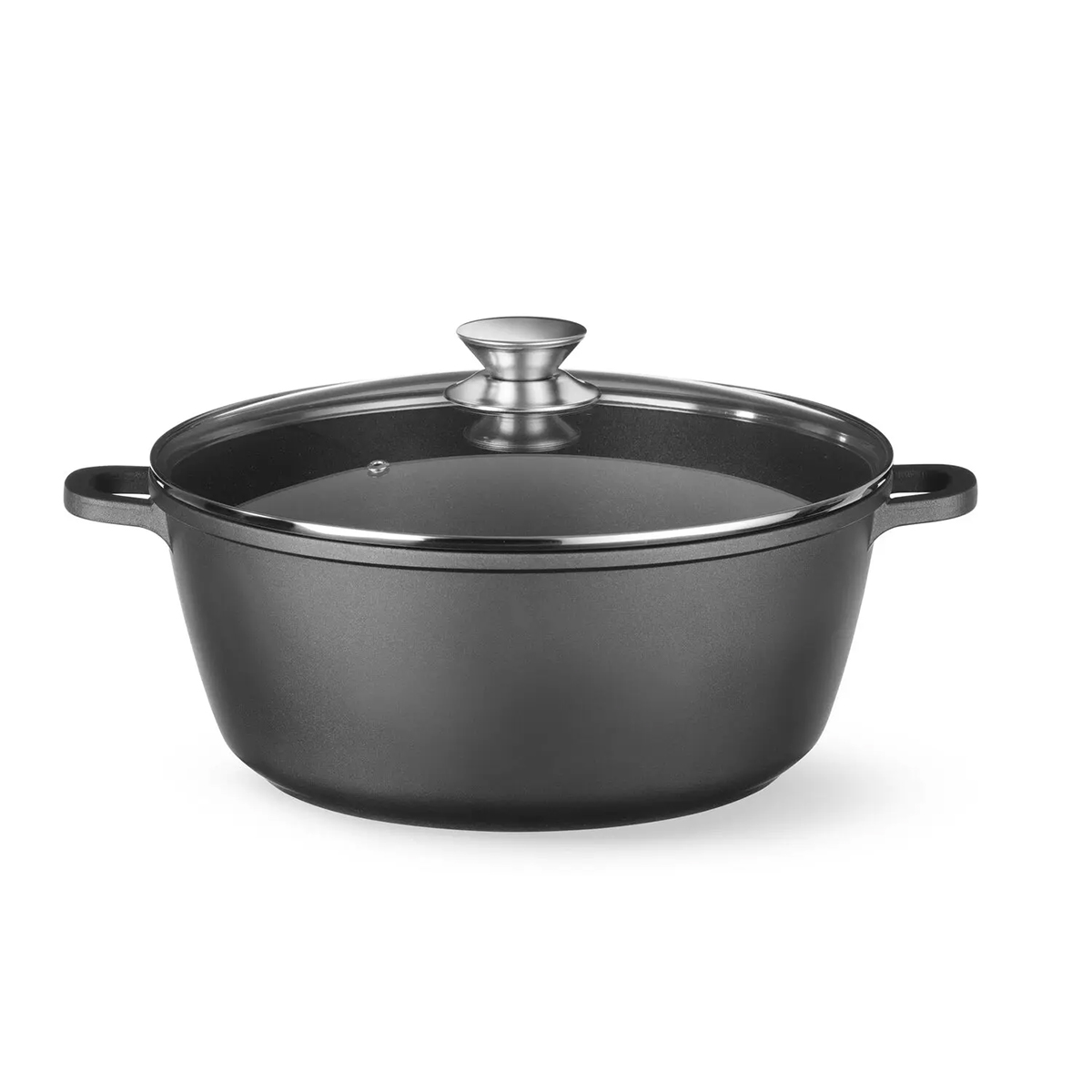 Pentola - 7,5 L - 387x310 mm - nera | Hendi 611036
