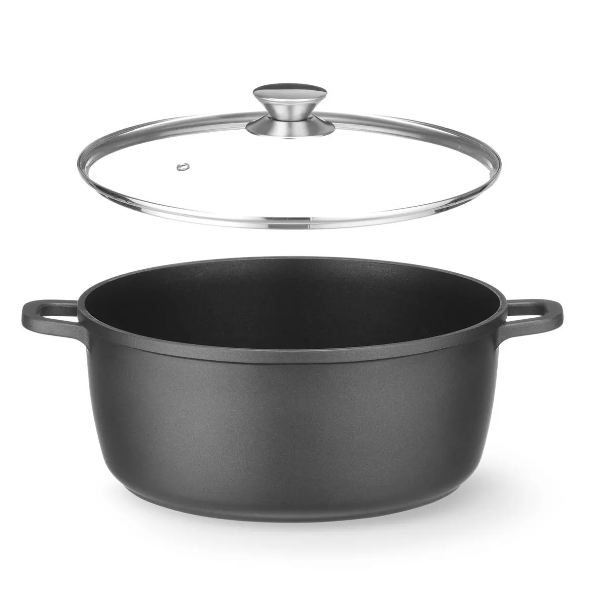 Pentola - 9 L - 405x332 mm - nera | Hendi 611043