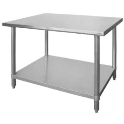Tavolo centrale con ripiano - 160 x 60 cm - Budget Line | Hendi 812471