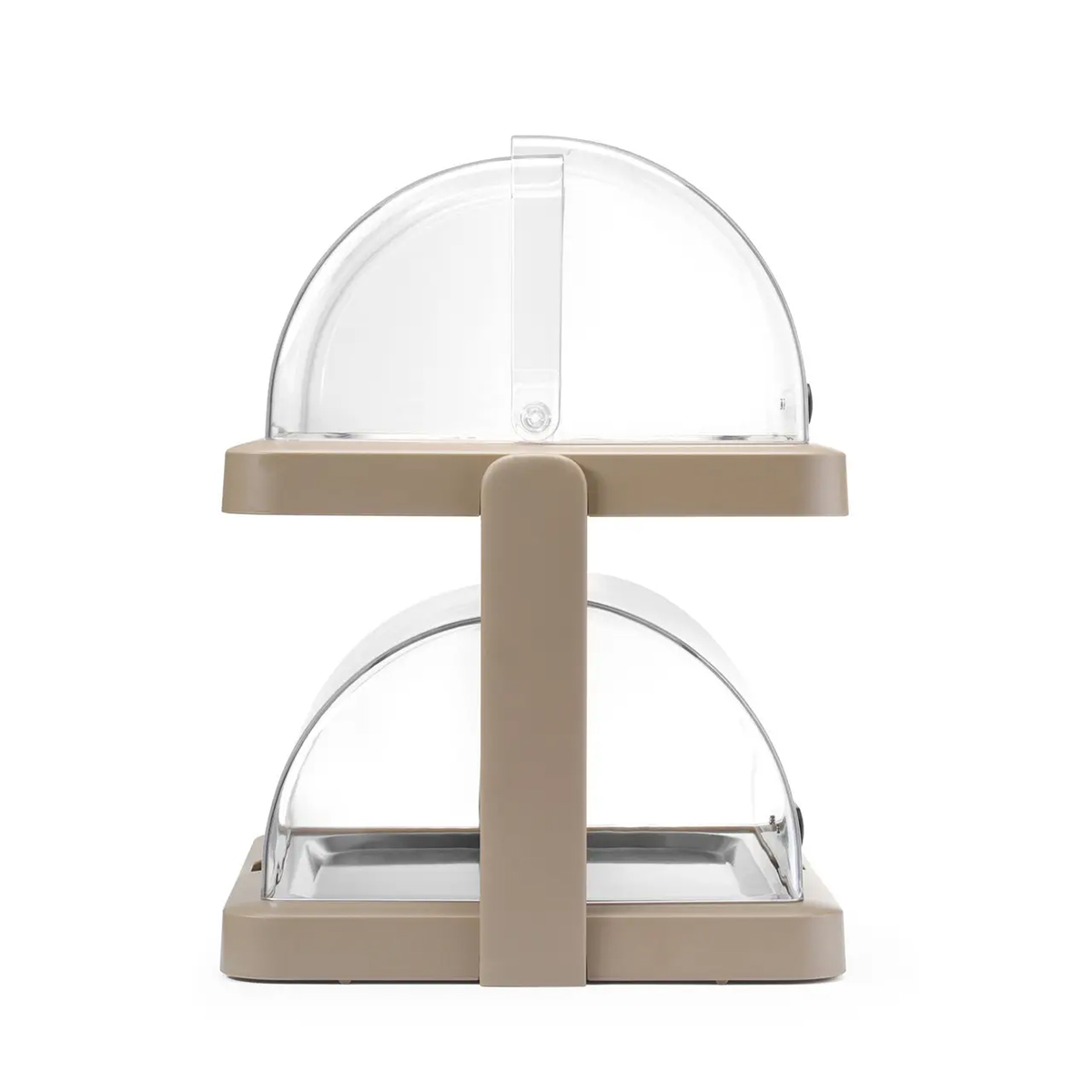 Vetrina doppia con coperchio a rullo - 480x355 mm - UNIQ | Hendi 871959