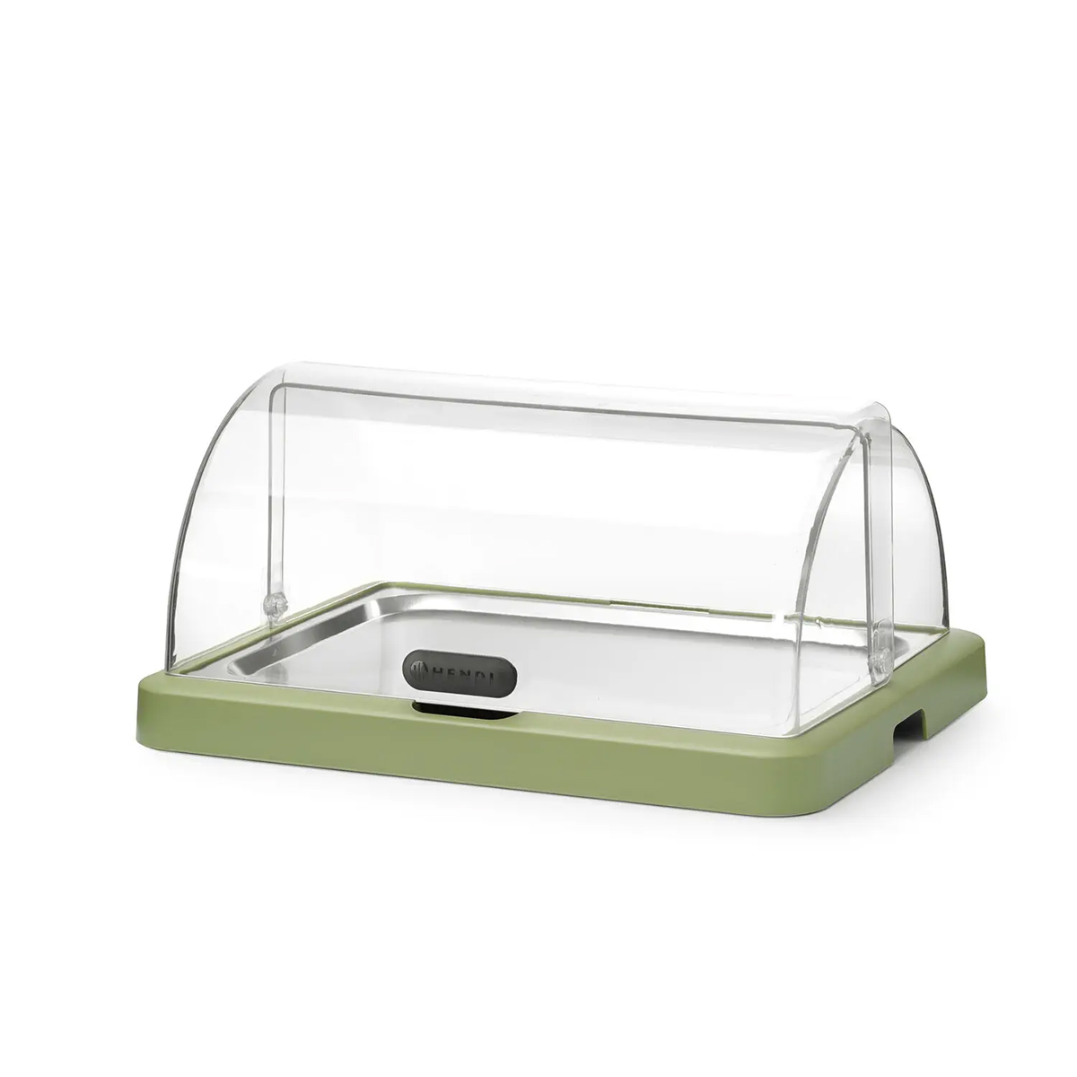 Vetrina refrigerata con coperchio a rullo - 460x355 mm - verde - UNIQ | Hendi 871966