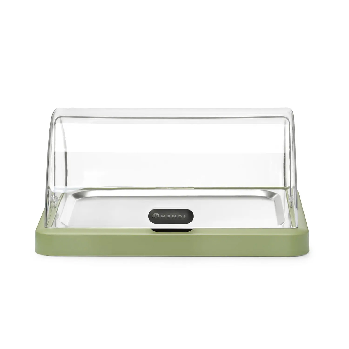 Vetrina refrigerata con coperchio a rullo - 460x355 mm - verde - UNIQ | Hendi 871966