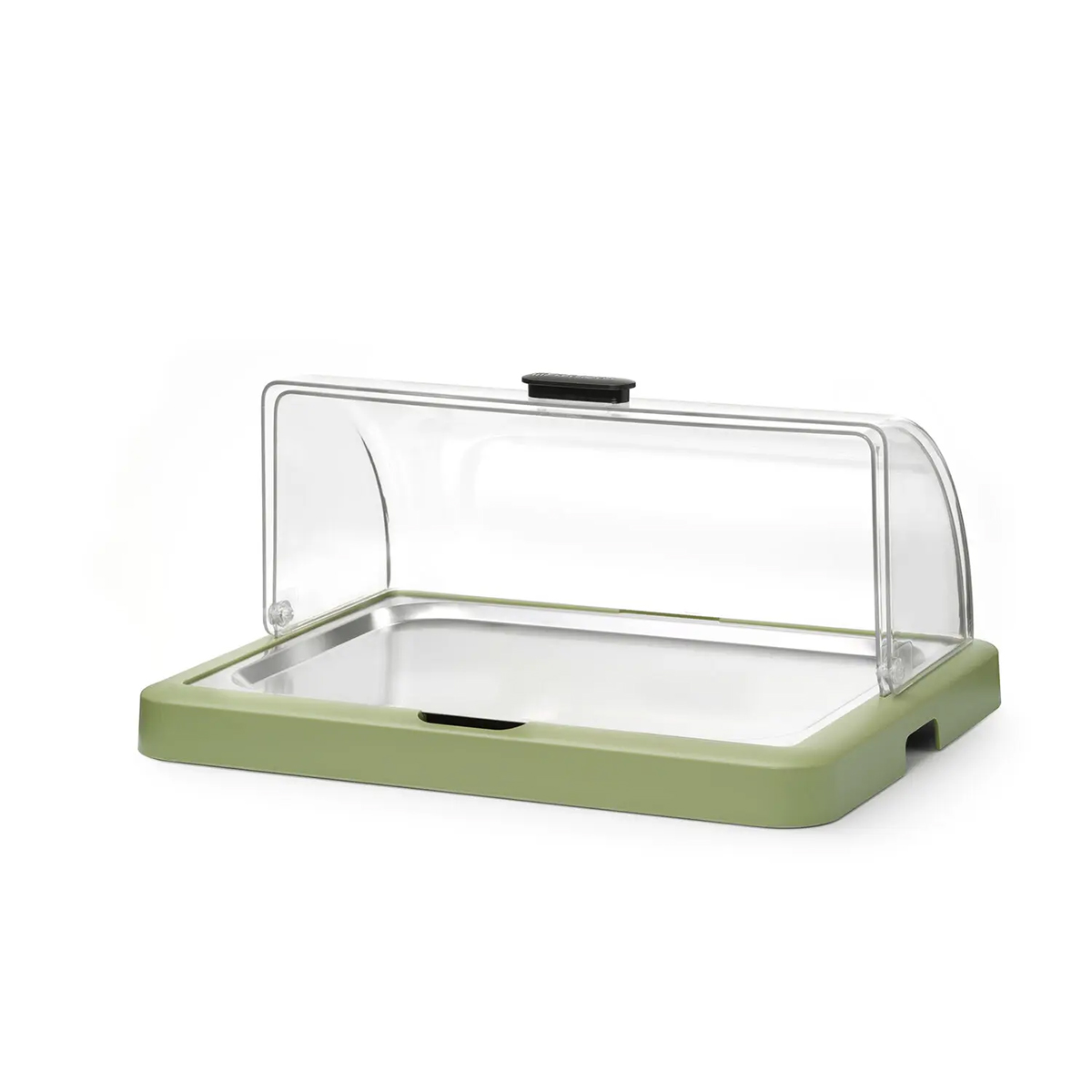 Vetrina refrigerata con coperchio a rullo - 460x355 mm - verde - UNIQ | Hendi 871966
