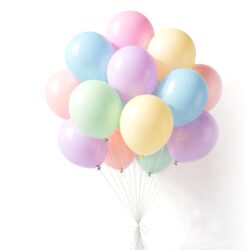 50 pz di palloncini pastello - 25 cm | Gastrokitchen