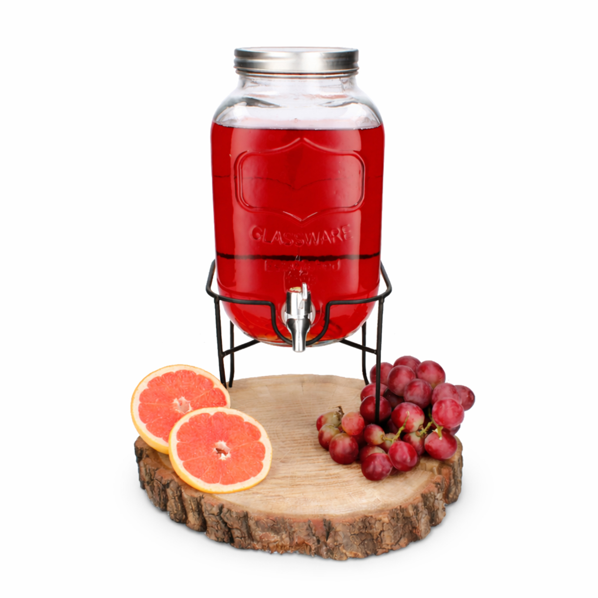 Erogatore di bevande con supporto e rubinetto - 4 L