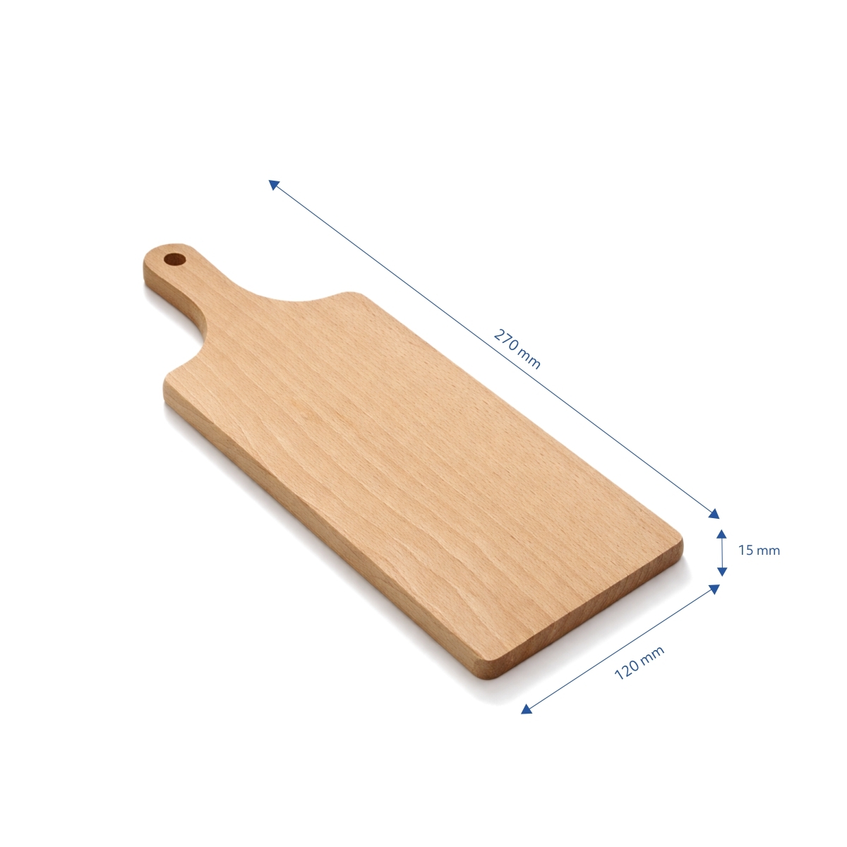 Tagliere - 27 cm - con manico | Gastrokitchen