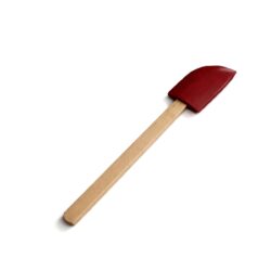 Spatola in silicone con manico in legno - 29 cm | Gastrokitchen