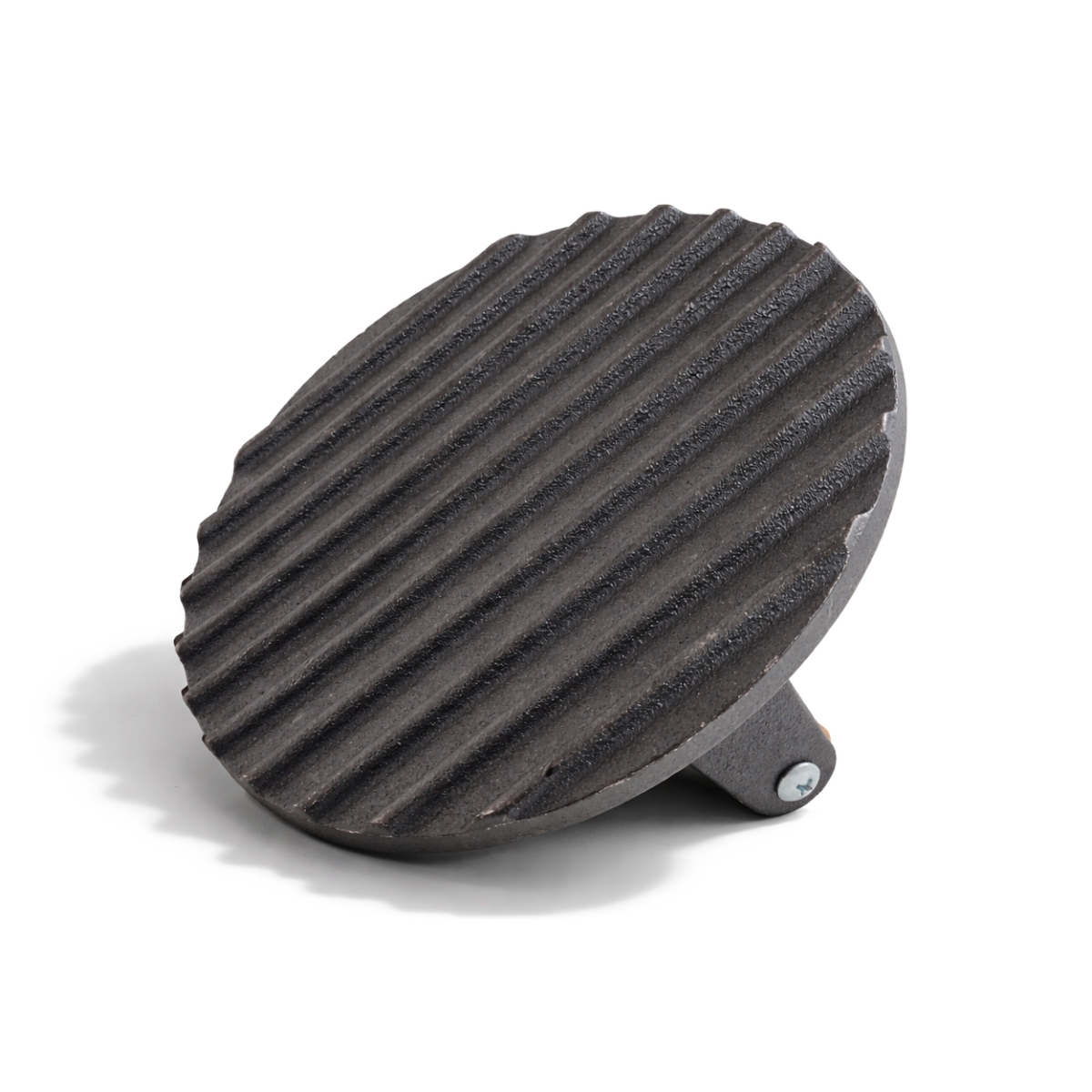 Pressa per hamburger in ghisa con manico in legno - Ø 14 cm | Gastrokitchen