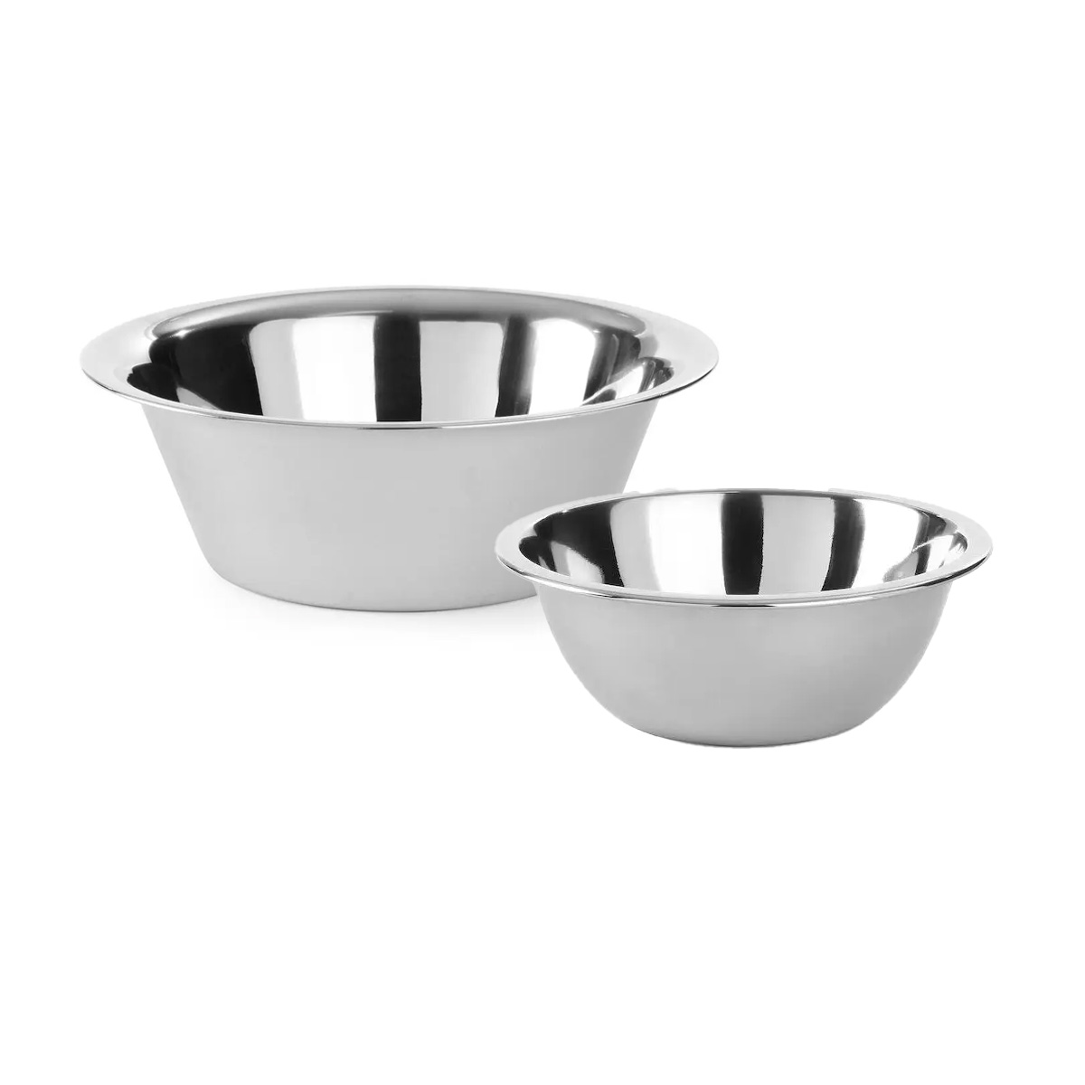 Ciotole e bacinelle in acciaio inox