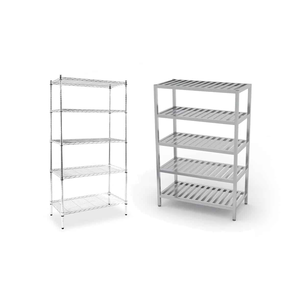 Scaffalature in acciaio inox