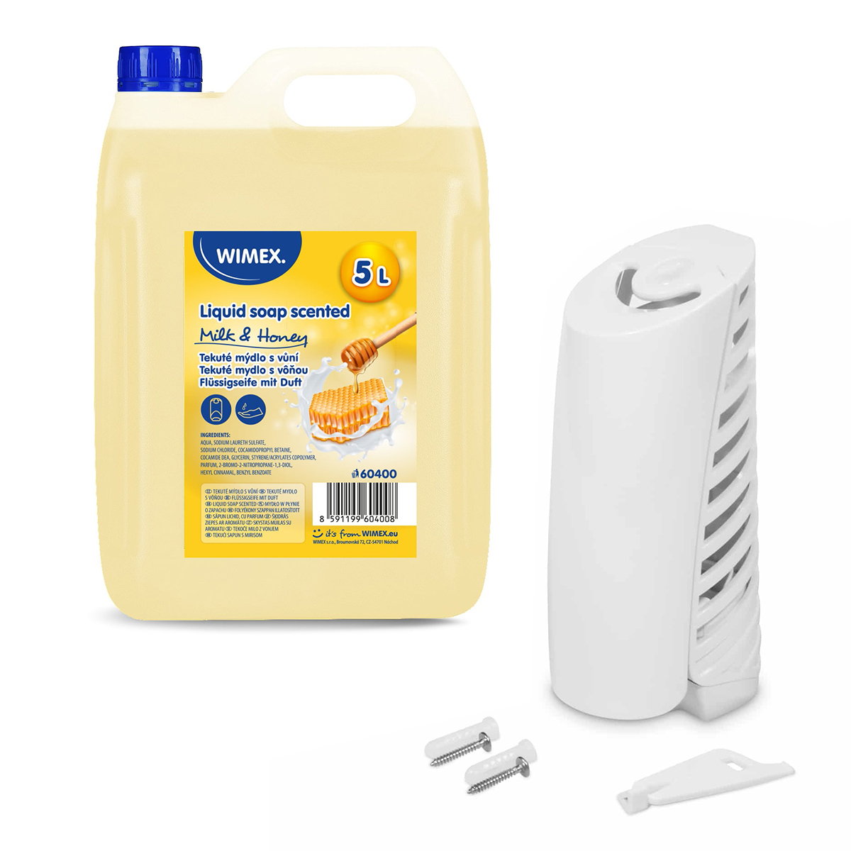 Saponette, profumi e dispenser