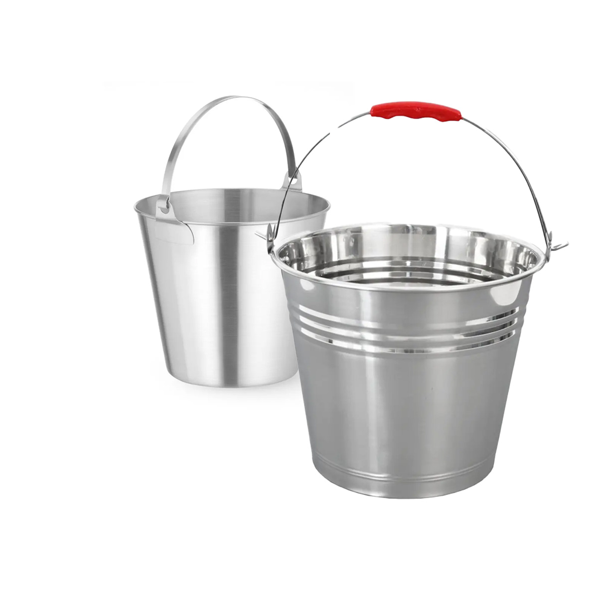 Secchi e brocche in acciaio inox