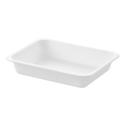 Contenitore per menu termosigillabile - 1 scomparto - 50 pz - 227x178x40 mm - bianco