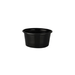 Ciotolina per salse e dip - 100 pz - 80 ml - nera