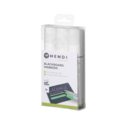 Pennarelli a gesso liquido - 15 mm - bianchi - set da 3 pz | Hendi 664223
