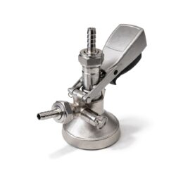 Attacco a leva per fusto di birra - baionetta tipo G con sfiato - acciaio inox | Gastrokitchen
