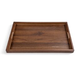 Vassoio da servizio in legno con manici - 44 x 30 x 4 cm | Gastrokitchen