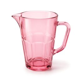 Brocca in vetro Alva - 1 L - rosa | Gastrokitchen