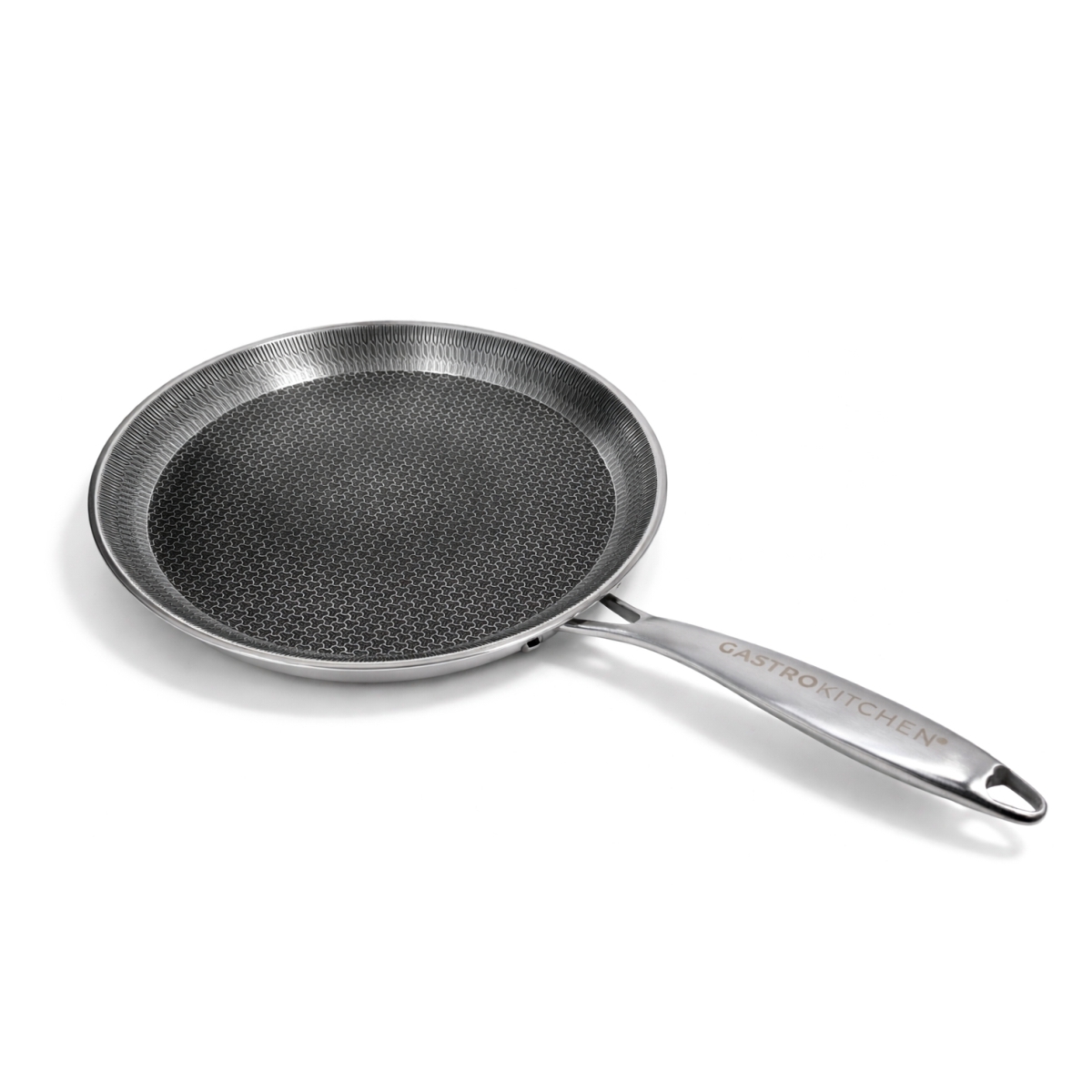 Padella antiaderente in acciaio inox Honeycomb - Ø 28 cm | Gastrokitchen