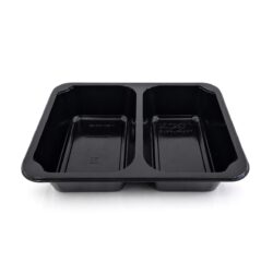 Contenitore da menu termosigillabile - 2-scomparto - 227x178x50 mm | 50 pz