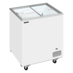 Congelatore a pozzo con coperchio piano scorrevole - 155 L - bianco - IC202SC | TEFCOLD