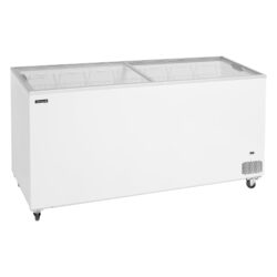 Congelatore da banco con coperchio piano in vetro - 486 L - bianco - IC552SC | TEFCOLD