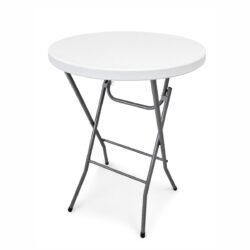 Tavolo da buffet rotondo pieghevole per cocktail - Ø 80x110 cm - Premium | Gastrokitchen