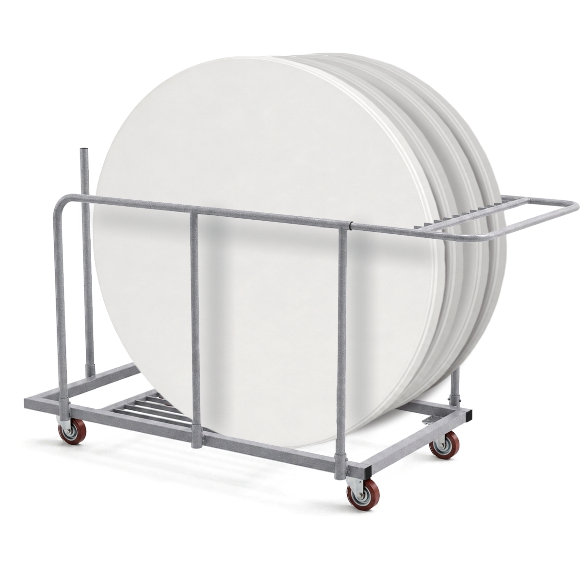 Carrello per il trasporto di tavoli pieghevoli con dimensioni 180 x 85 x 100 cm | Gastrokitchen