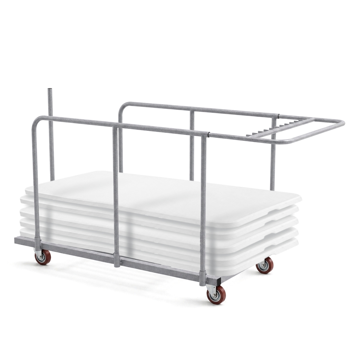 Carrello per il trasporto di tavoli pieghevoli con dimensioni 180 x 85 x 100 cm | Gastrokitchen