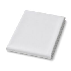 Lenzuolo alberghiero in cotone da rimbocco - 140 × 240 cm - 150 g/m² - bianco