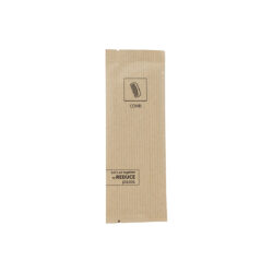 Pettine da hotel ECO KRAFT in confezione di carta