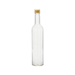 Bottiglia in vetro con tappo a vite - 500 ml