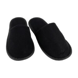 Pantofole da hotel Standard con punta chiusa - 28 cm - nere