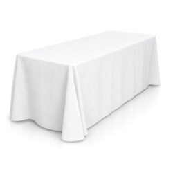 Tovaglia per tavoli da buffet rettangolari - 183 cm - 180 g/m2 - bianca
