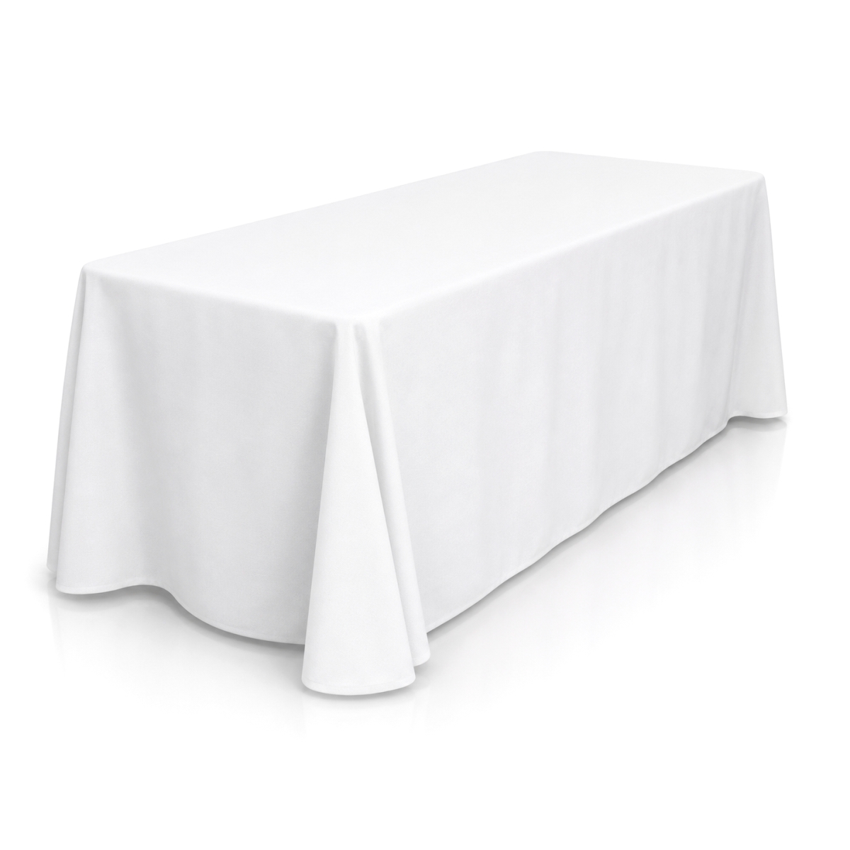 Tovaglia per tavoli da buffet rettangolari - 183 cm - 180 g/m2 - bianca