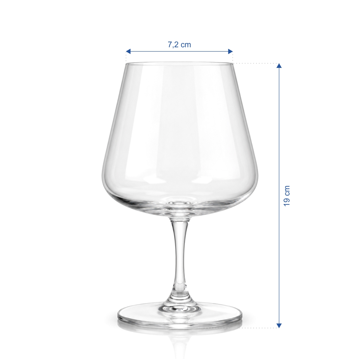 Bicchiere per vino di Borgogna Marta Horeca - 565 ml | Royalex