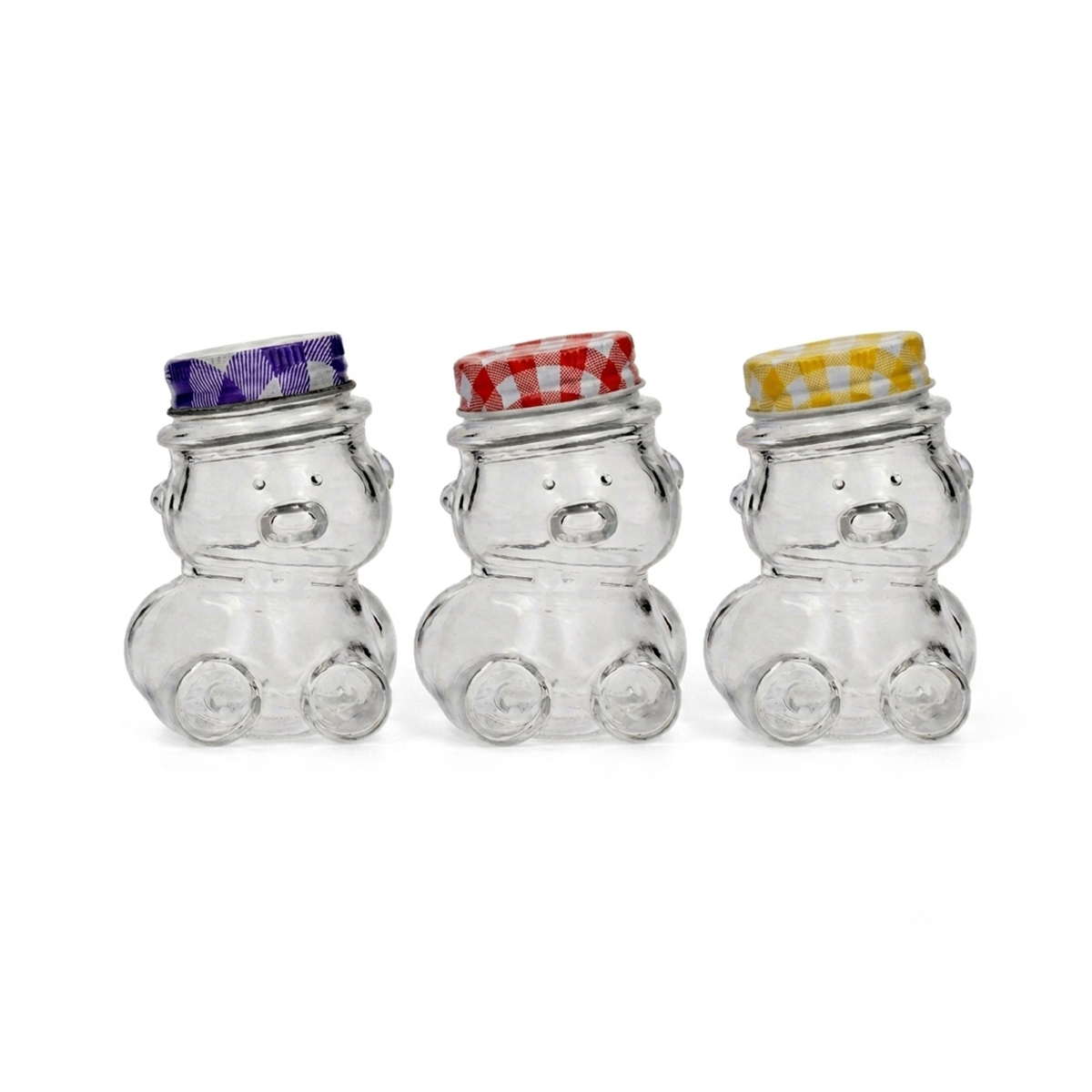 Bicchiere in vetro per miele Orsetto - 30 ml | colore casuale