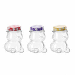 Bicchiere in vetro per miele Orsetto 80 ml | colore casuale