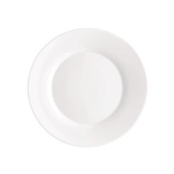 Piatto piano in vetro opale Toledo - Ø 20 cm - bianco | Bormioli Rocco