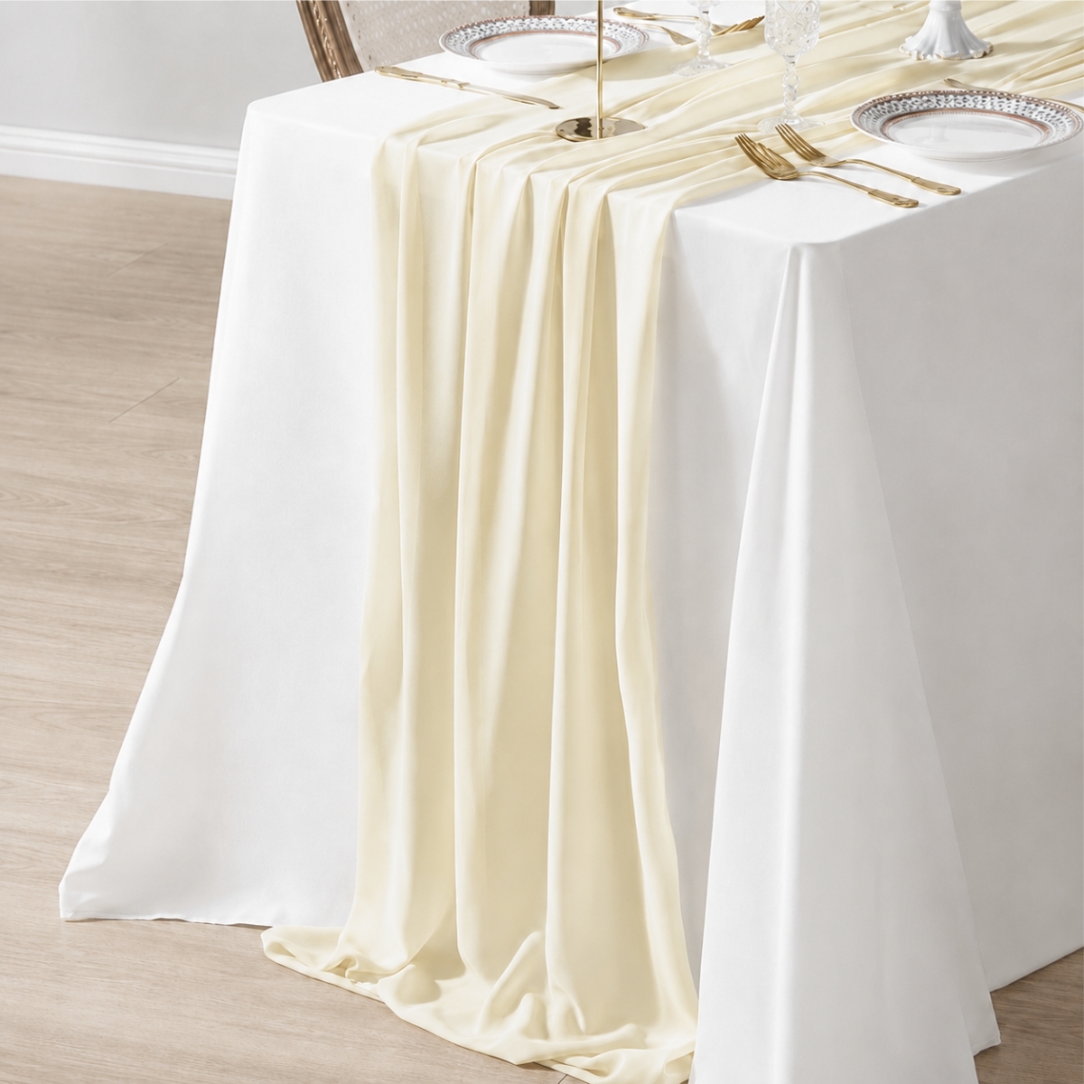 Runner da tavola - 68 x 305 cm - color crema | Gastrokitchen
