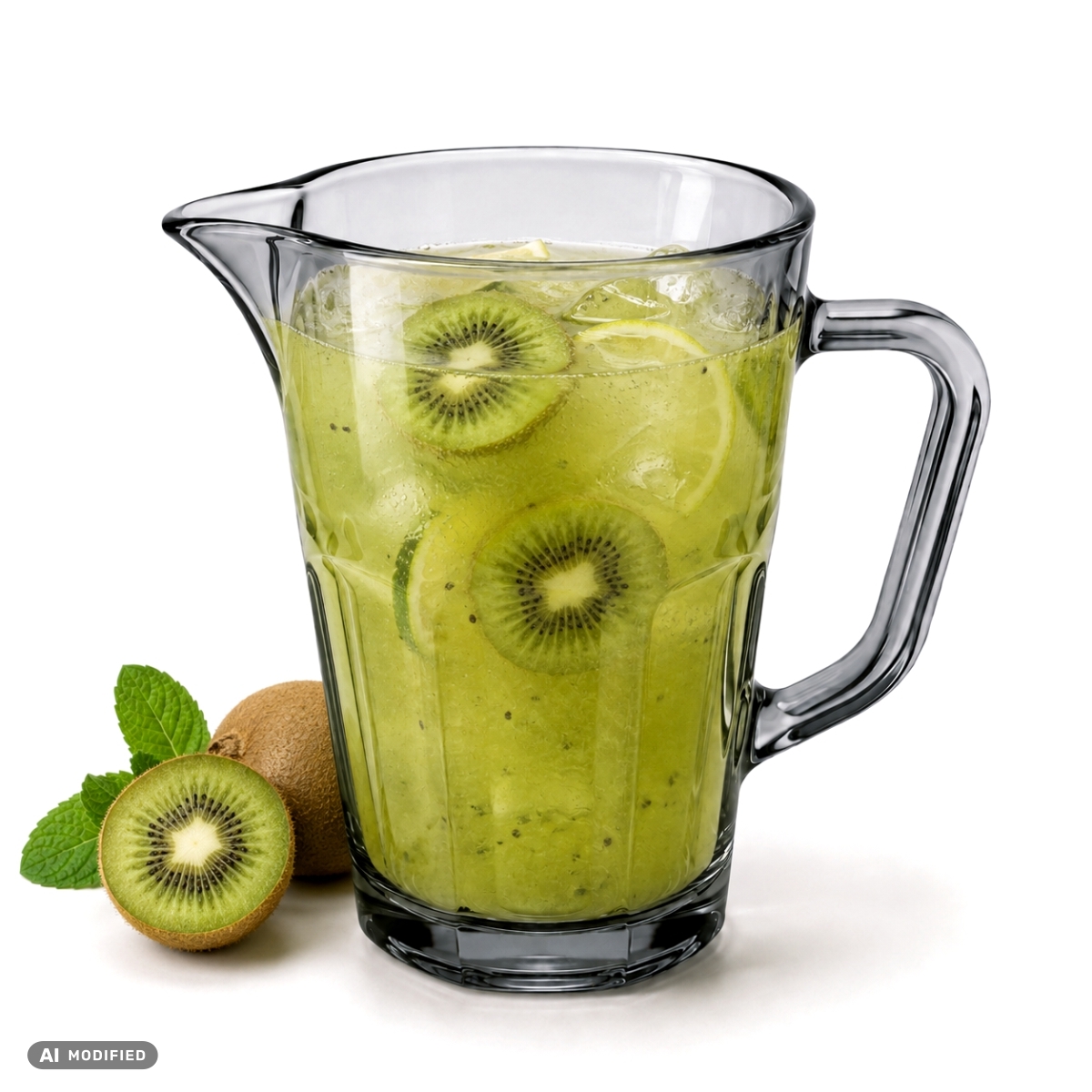 Brocca in vetro Alva - 1 L - grigia | Gastrokitchen