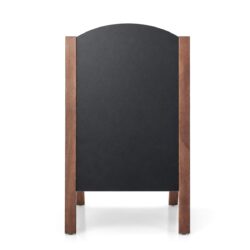 Lavagna a cavalletto bifacciale - 81 x 45 cm - marrone scuro | Gastrokitchen