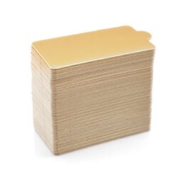 Sottotorta rettangolari - 10 x 6 cm - dorati [100 pz] | Gastrokitchen